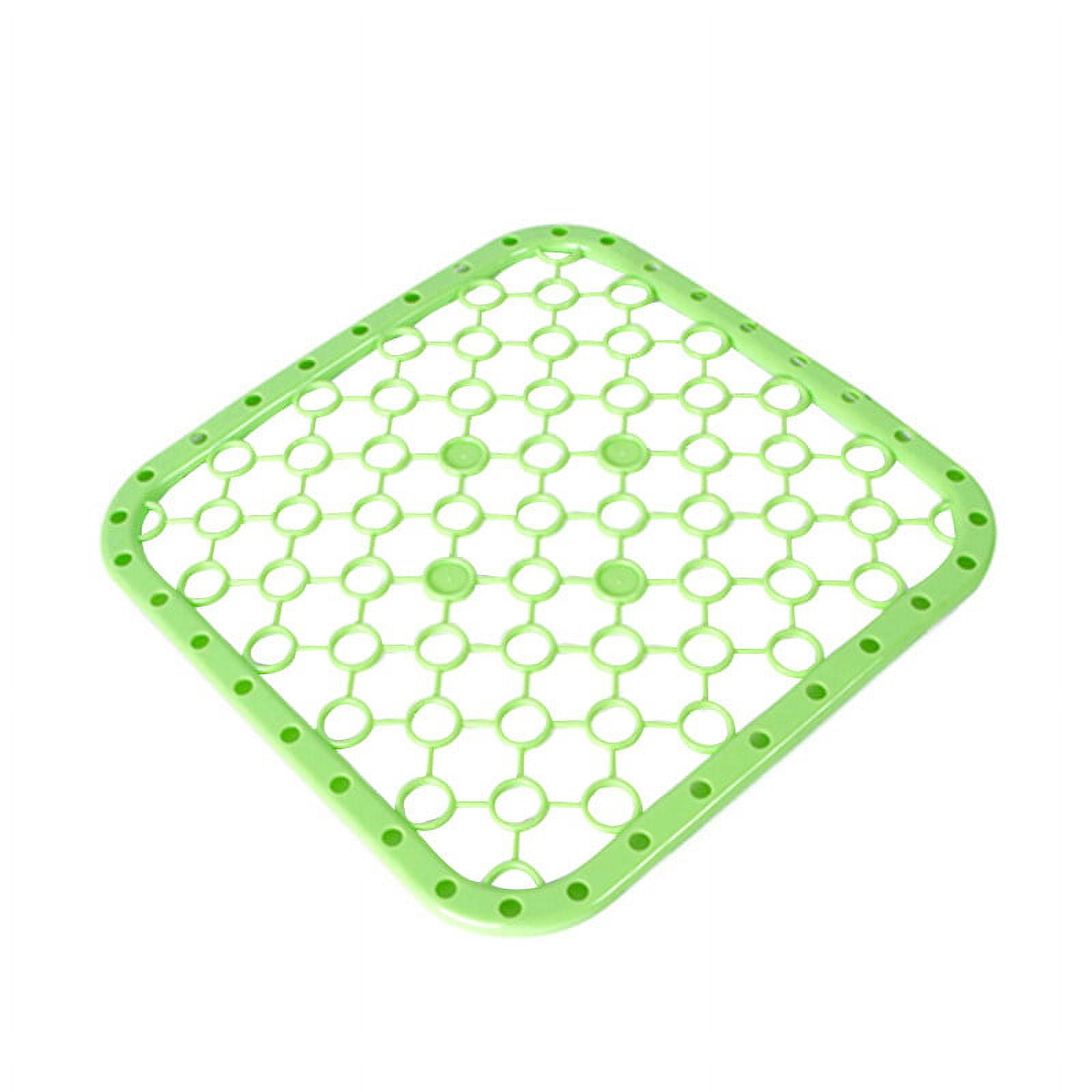 USHOBE Silicone Kitchen Sink Divider Mat in Green with Heat Insulation ...