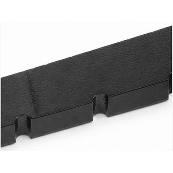USHOBE Slotted 5-string Electric Bass Nut Flat Bottom Stainless Steel Black