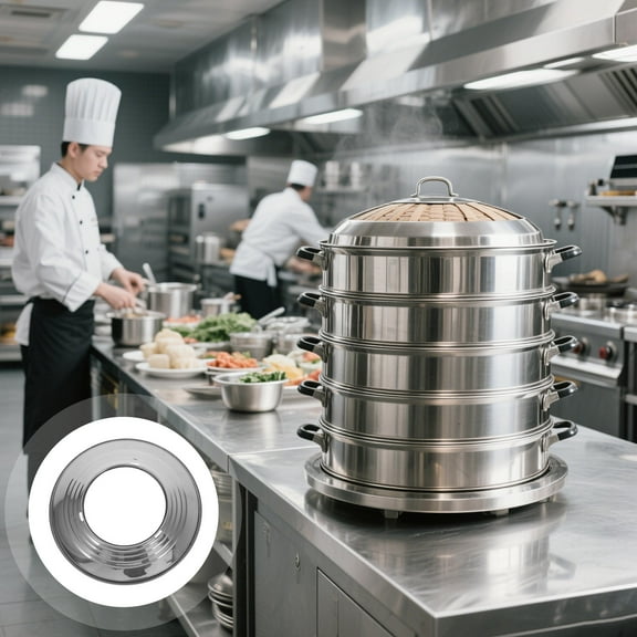USHOBE Steaming Pan Ring 1Pcs 12 18x12 18in For Kitchen Supply