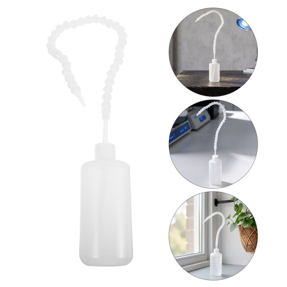 USHOBE Transparent Hanging Plant Waterer with Precise Root Irrigation and Easy Squeeze Control