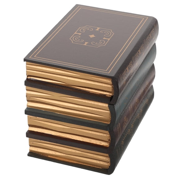 USHOBE Vintage Decorative Book Box Assorted Color Mdf for Home Decoration
