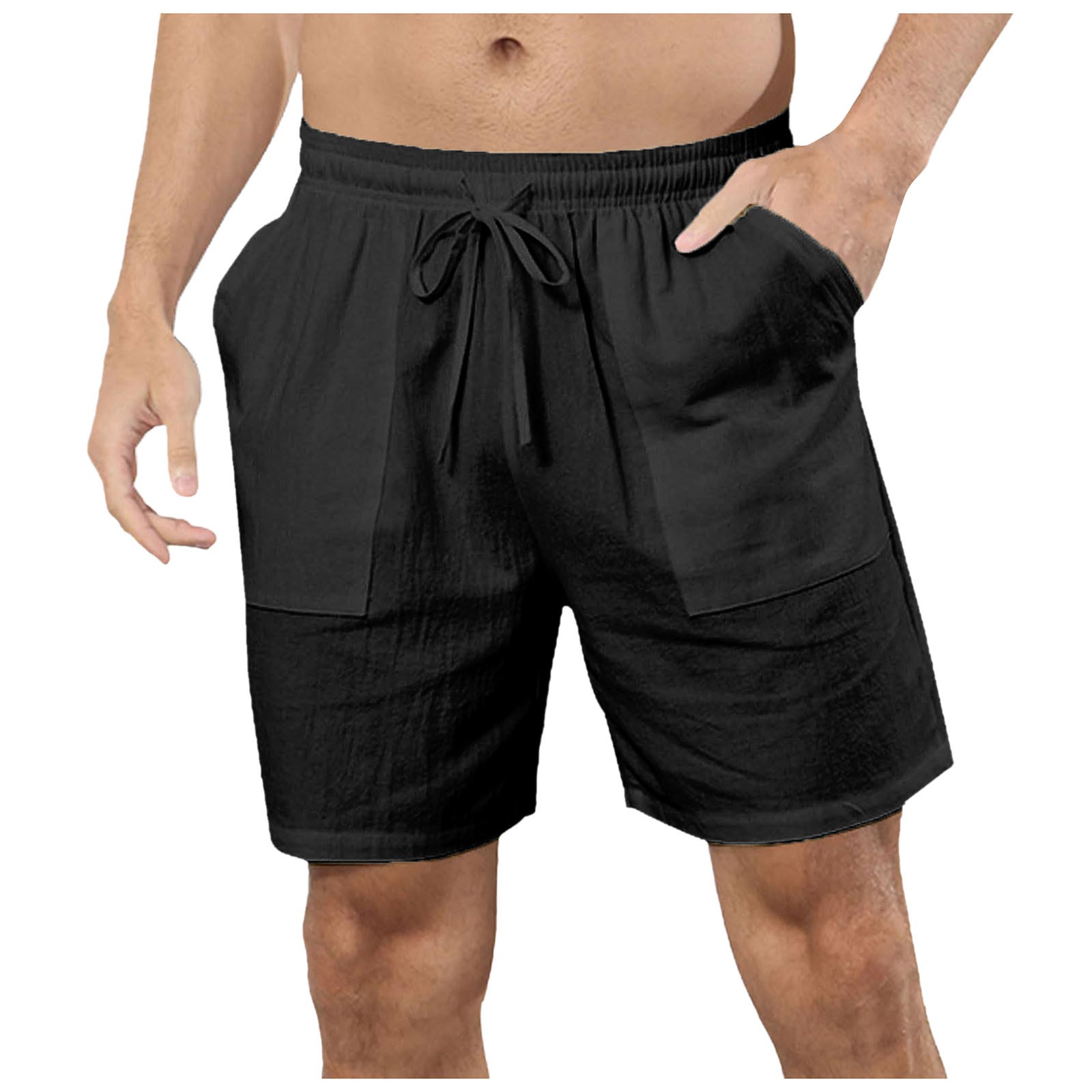 USHUN Mens Cargo Shorts Antichafing Shorts Cooling Swim Shorts 2024