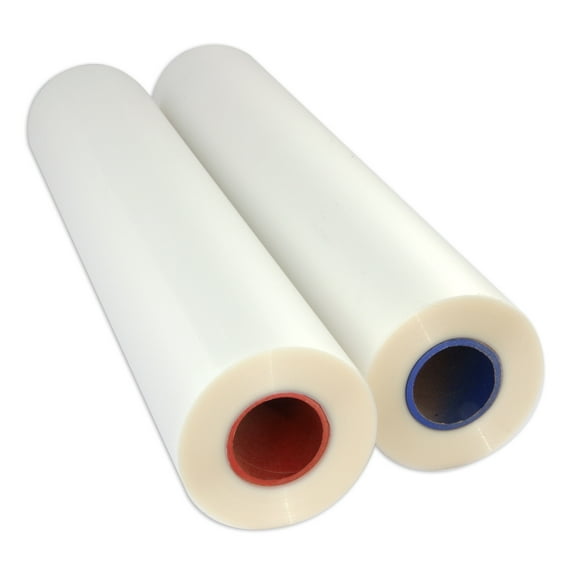 USI Premium Thermal Low-Melt EVA Laminating Film, 2.25" Core, Wide-Format, 40"x250 Feet, 3 Mil, Clear Gloss, 2 Rolls