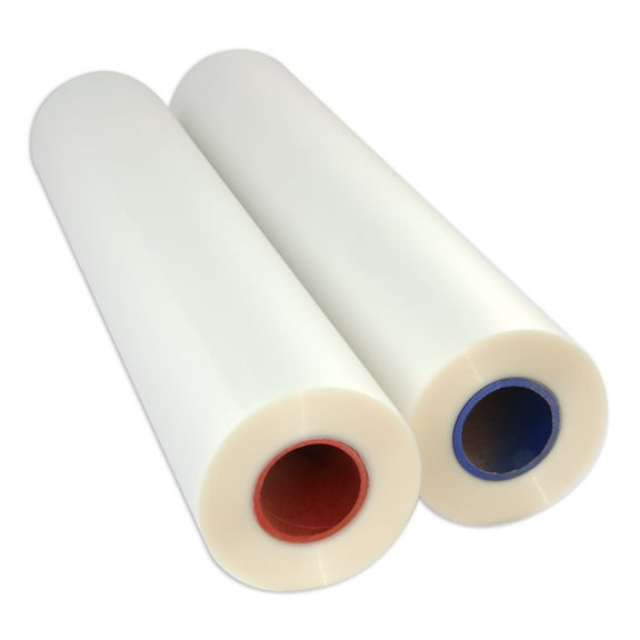 USI Premium Thermal Low-Melt EVA Laminating Film, 2.25" Core, Wide-Format, 40"x250 Feet, 3 Mil, Clear Gloss, 2 Rolls