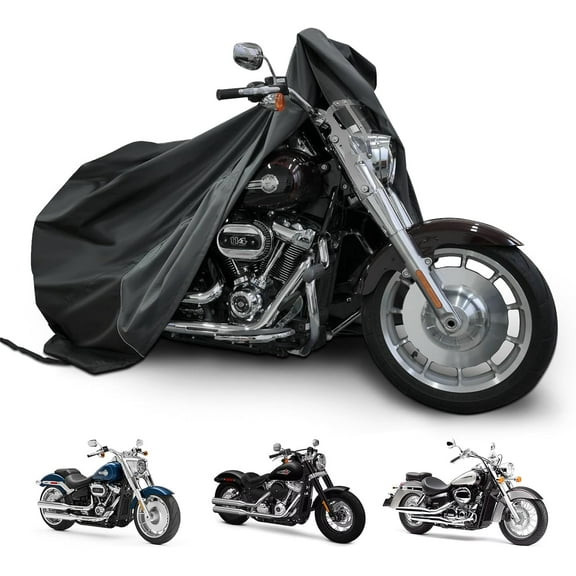 USIONE Motorcycle Cover,Motorcycle Accessories,Motorbike Full Cover Motorcycle Covers Waterproof Outdoor,Car Accessories Universal Motorbike Cover with Lock-Holes & Storage Bag