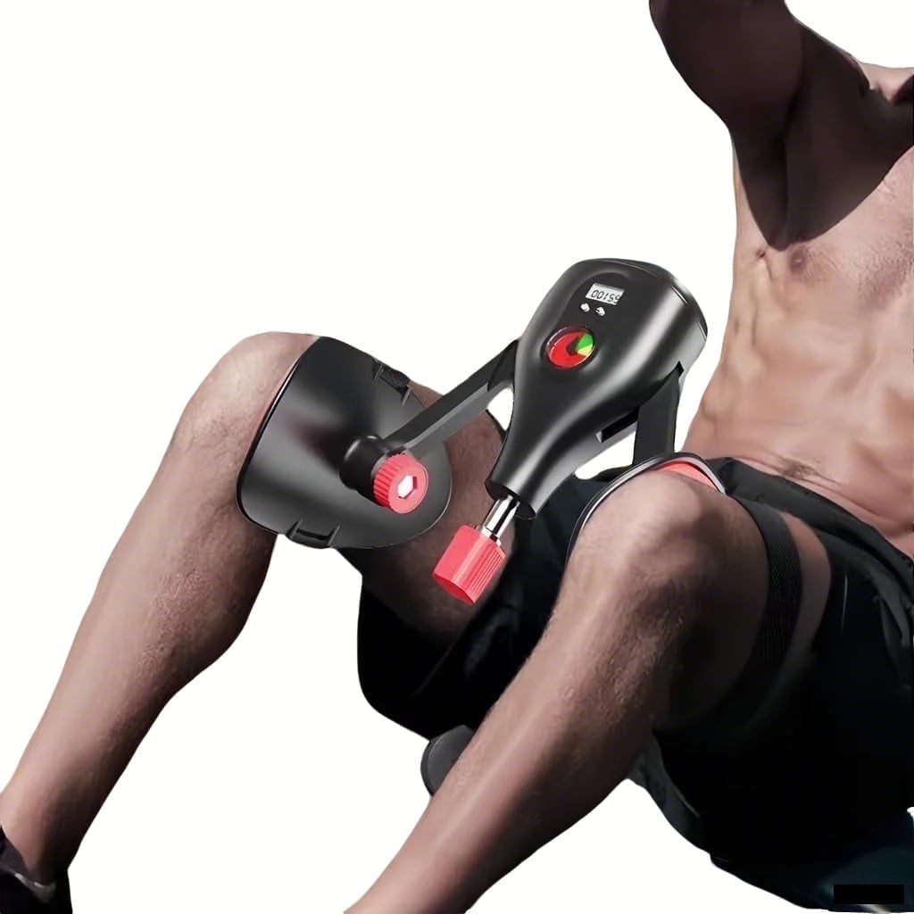 USIONE Thigh 0-77 lbs Adjustable Resistance, Thigh Toner with Fixed Leg Straps and Replaceable Handle, Pelvic Hip Kegel Trainer Strength Exercise Equipment, Buttock Legs Workout