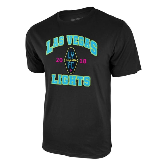 USL LAS VEGAS LIGHTS GRAPHIC TEE - BLACK