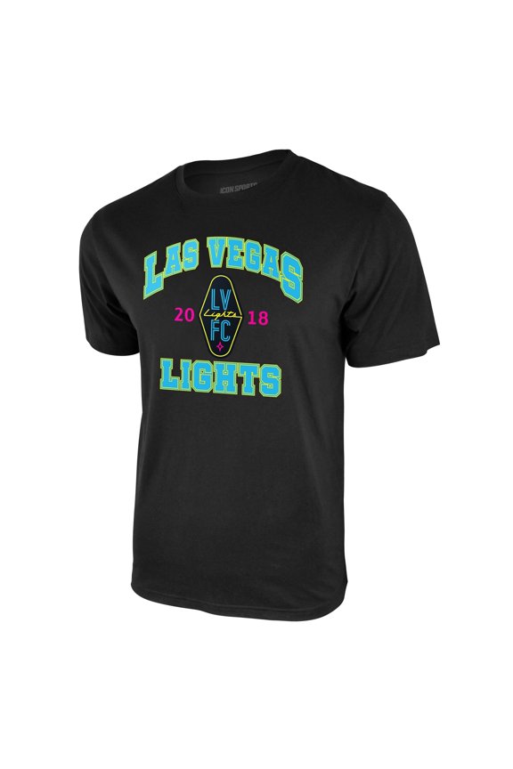 USL LAS VEGAS LIGHTS GRAPHIC TEE - BLACK