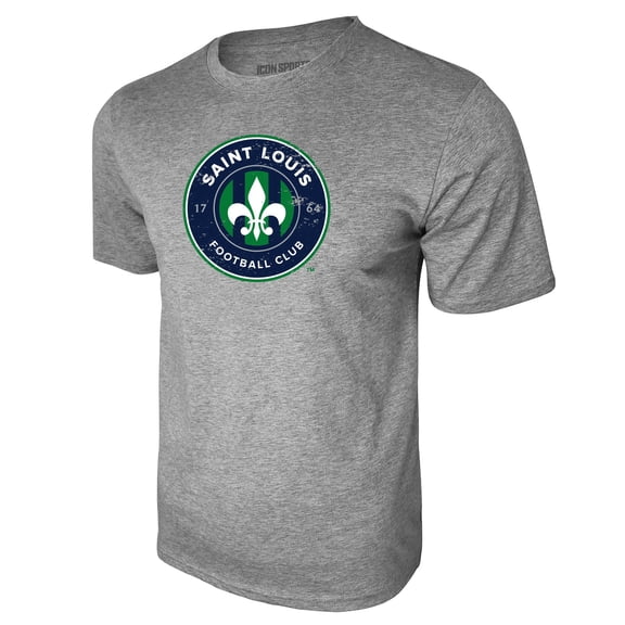 USL ST LOUIS FC LOGO TEE - HGRAY