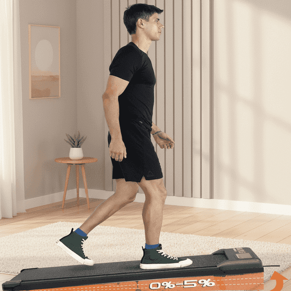 USLIM Under Desk Treadmill Walking Pad with Incline, 3.0HP Motor, Remote Control, LED Display, 350 lbs Capacity