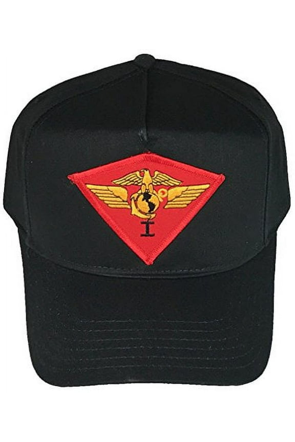 USMC 1ST MARINE AIR WING HAT - BLACK - Veteran Owned Business