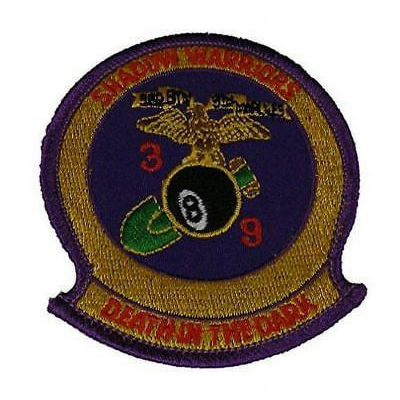 USMC 3RD BATTALION BN 9TH NINTH MARINES SHADOW WARRIORS DEATH IN THE DARK PATCH