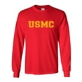 thumbnail image 1 of USMC Athletic Gold Adult Long Sleeve T-shirt, 1 of 3