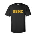 thumbnail image 1 of USMC Athletic Gold Adult Short Sleeve T-shirt, 1 of 4