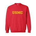 thumbnail image 1 of USMC Athletic Gold Crewneck Sweatshirt, 1 of 3