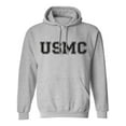 thumbnail image 1 of USMC Athletic Marines Hooded Sweatshirt in Gray, 1 of 3