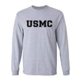 thumbnail image 1 of USMC Athletic Marines Long Sleeve T-Shirt in gray, 1 of 3