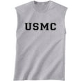 thumbnail image 1 of USMC Athletic Marines Sleeveless T-Shirt in gray, 1 of 4