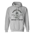 thumbnail image 1 of USMC BULLDOG ROUGH N' TOUGH Adult Hooded Sweatshirt, 1 of 3