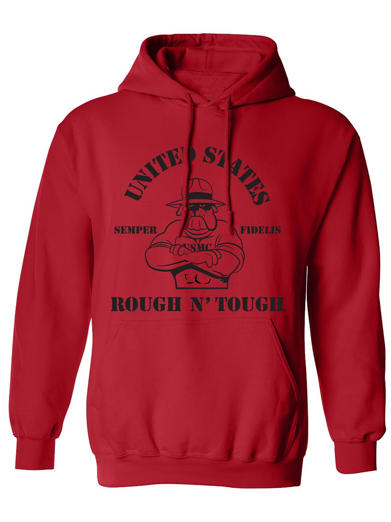Rothco USMC Dogs Of War Hoodie - Black / S