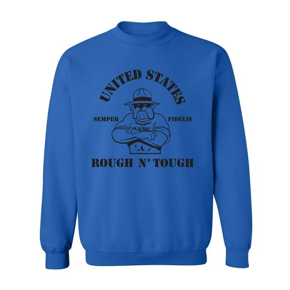 USMC BULLDOG ROUGH N' TOUGH Crewneck Sweatshirt