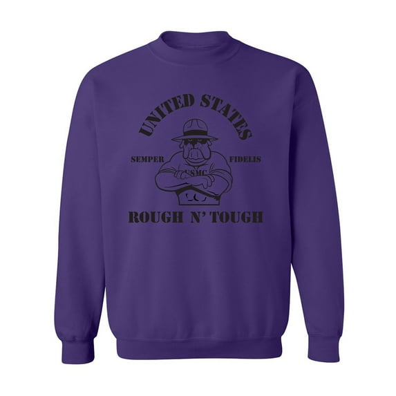 USMC BULLDOG ROUGH N' TOUGH Crewneck Sweatshirt