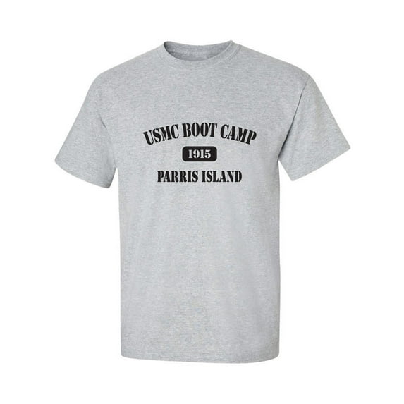 USMC Boot Camp Parris Island Adult Short Sleeve T-shirt