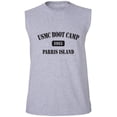 thumbnail image 1 of USMC Boot Camp Parris Island Adult Sleeveless Tee, 1 of 4