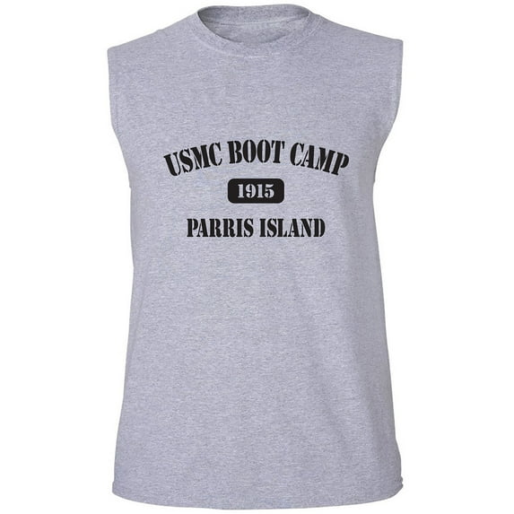 USMC Boot Camp Parris Island Adult Sleeveless Tee