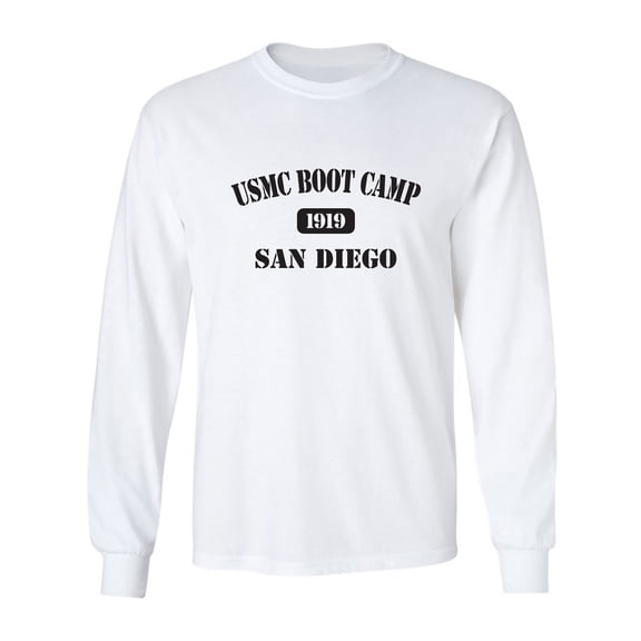 USMC Boot Camp San Diego Adult Long Sleeve T-shirt