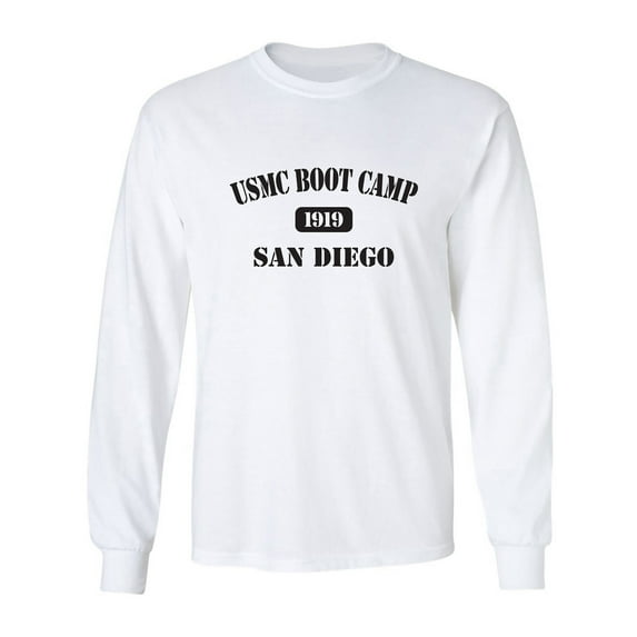 USMC Boot Camp San Diego Adult Long Sleeve T-shirt