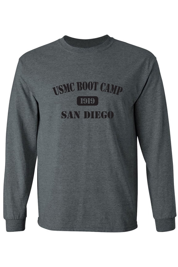 USMC Boot Camp San Diego Adult Long Sleeve T-shirt
