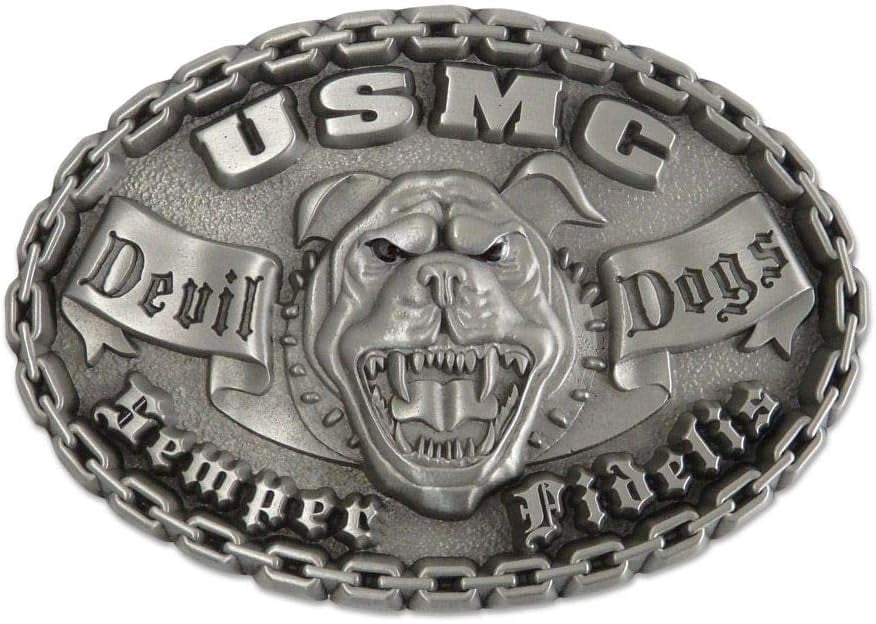USMC Devil Dog Pewter Jumbo Pin Made in USA - Walmart.com