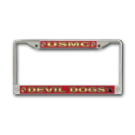 USMC 'Devil Dogs' License Plate Frame