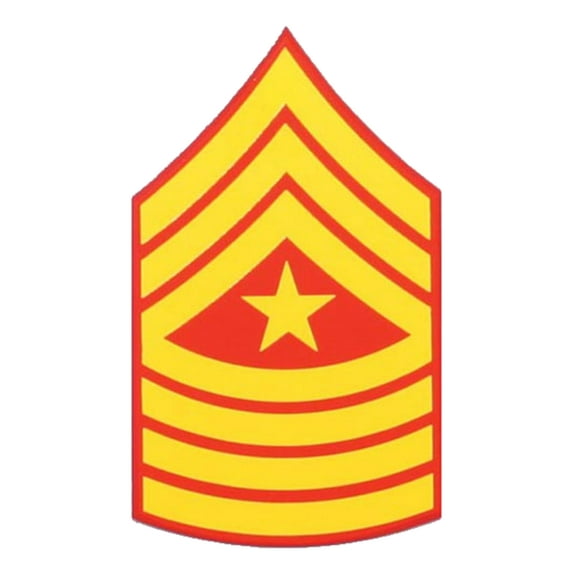 USMC E-9 SgtMaj Sergeant Major Decal - Veteran Owned Business