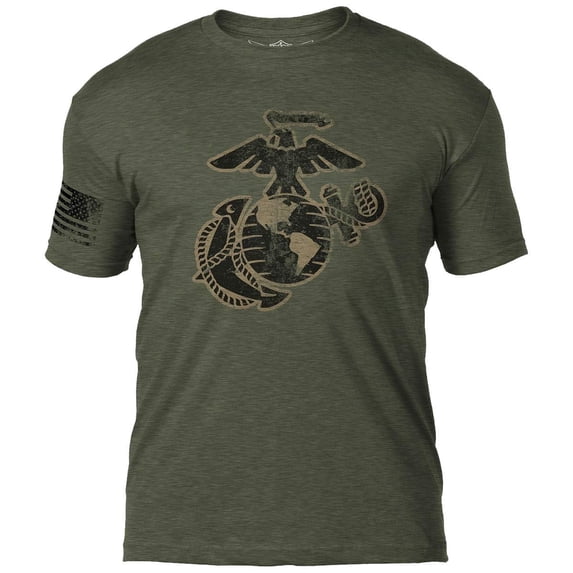 USMC Eagle Globe & Anchor by 7.62 Design Men's T-Shirt, Small