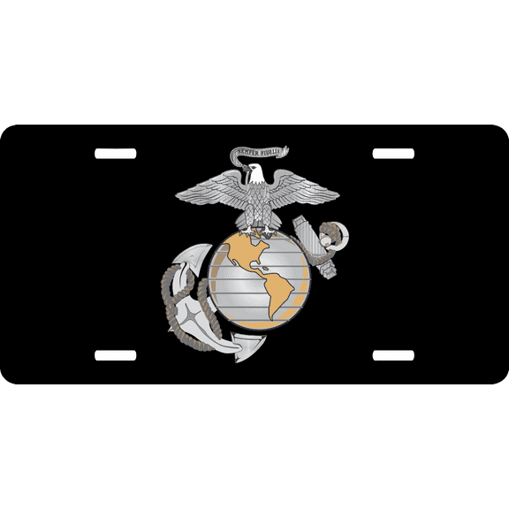 USMC EGA License Plate