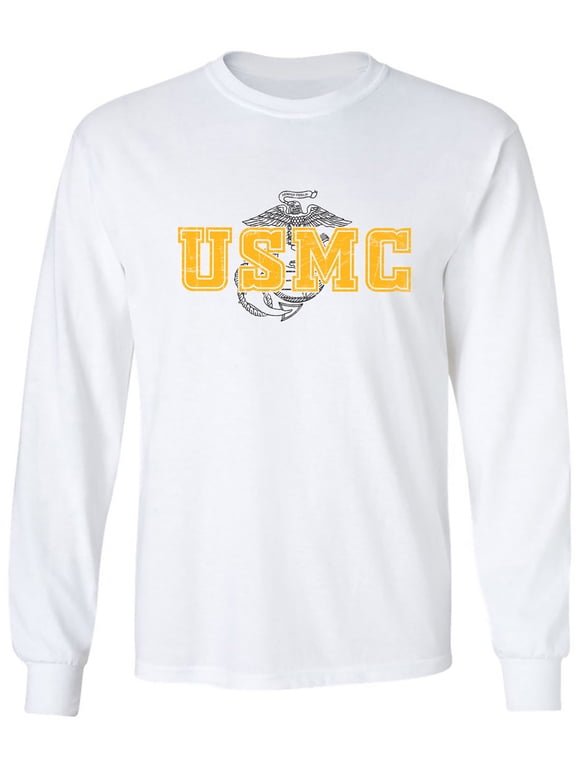 USMC Eagle, Globe & Anchor Adult Long Sleeve T-shirt