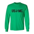 thumbnail image 1 of USMC Eagle Globe Anchor Adult Long Sleeve T-shirt, 1 of 3