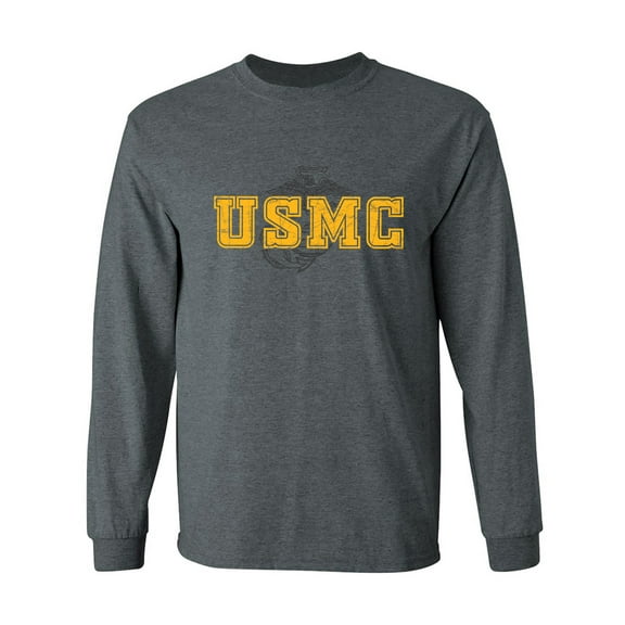 USMC Eagle, Globe & Anchor Adult Long Sleeve T-shirt
