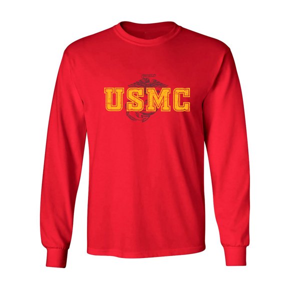 USMC Eagle, Globe & Anchor Adult Long Sleeve T-shirt