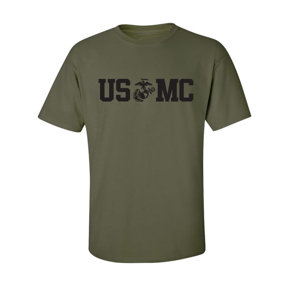 USMC Eagle Globe Anchor Adult Short Sleeve T-shirt