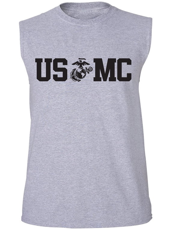 USMC Eagle Globe Anchor Adult Sleeveless Tee