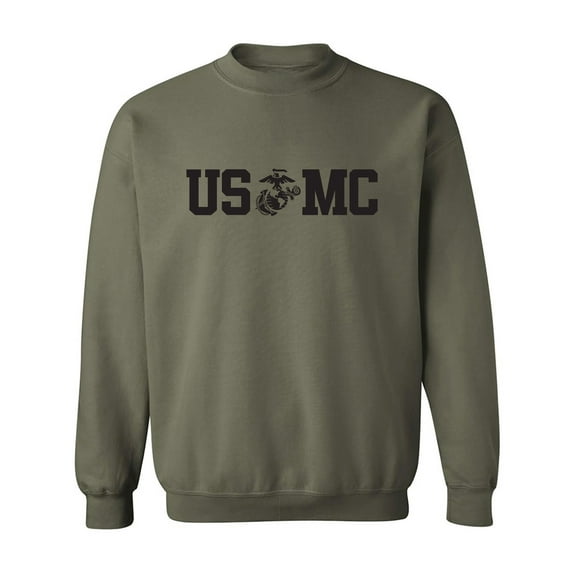 USMC Eagle Globe Anchor Crewneck Sweatshirt