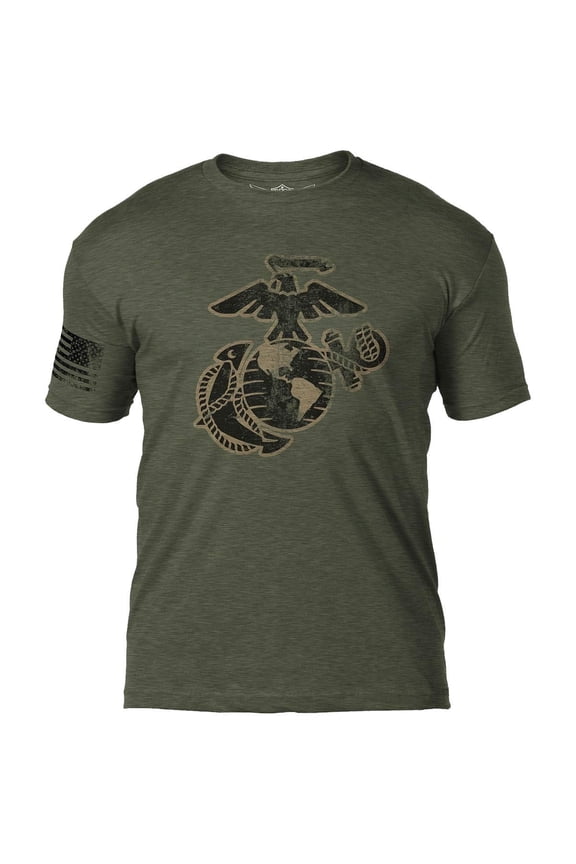USMC Eagle Globe & Anchor by 7.62 Design Men's T-Shirt, Large