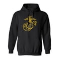 thumbnail image 1 of USMC "Eagle Globe and Anchor" Adult Hooded Sweatshirt, 1 of 3