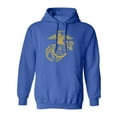 thumbnail image 1 of USMC "Eagle Globe and Anchor" Adult Hooded Sweatshirt, 1 of 3