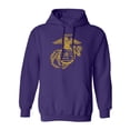 thumbnail image 1 of USMC "Eagle Globe and Anchor" Adult Hooded Sweatshirt, 1 of 3