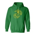 thumbnail image 1 of USMC "Eagle Globe and Anchor" Adult Hooded Sweatshirt, 1 of 3