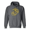 thumbnail image 1 of USMC "Eagle Globe and Anchor" Adult Hooded Sweatshirt, 1 of 3